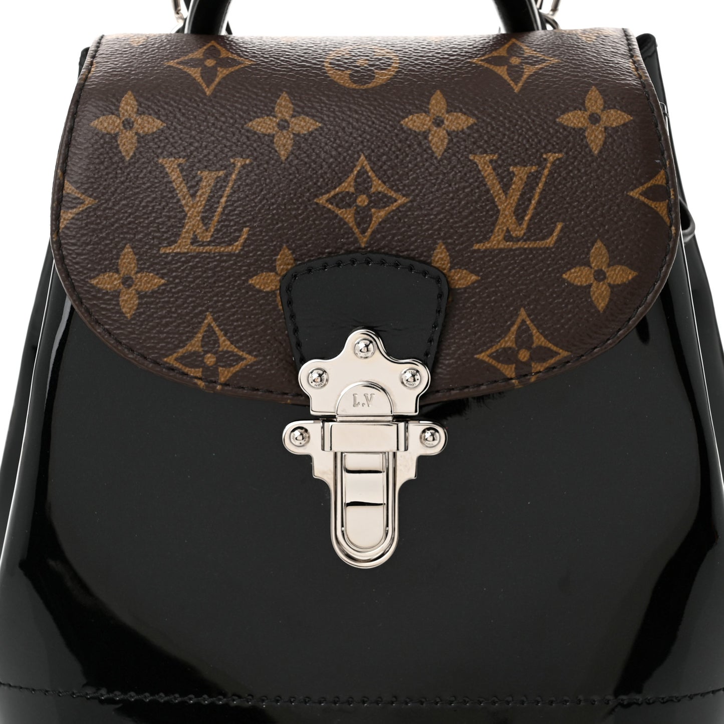 Patent Monogram Hot Springs Backpack Black