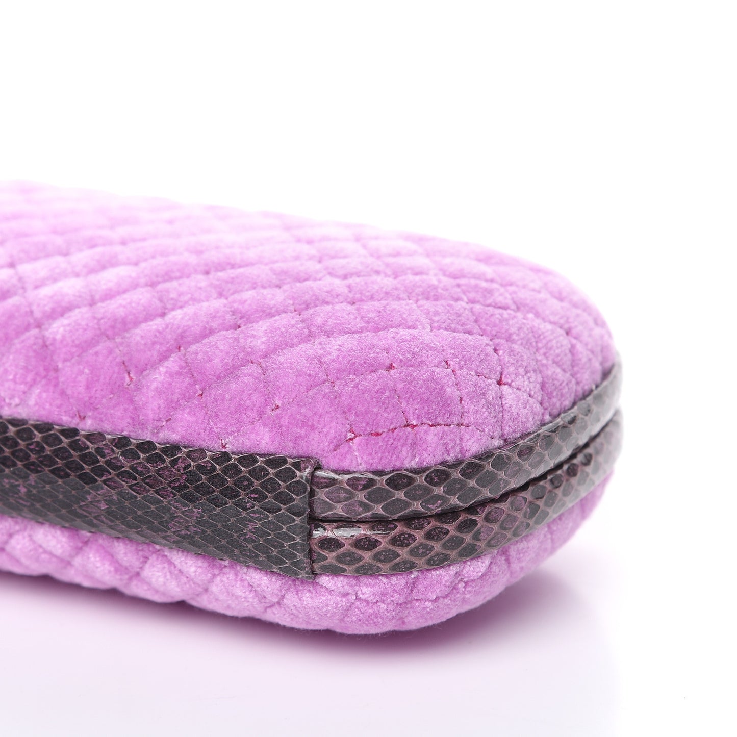 Velvet Intreccio Impero Ayers Knot Clutch Peony