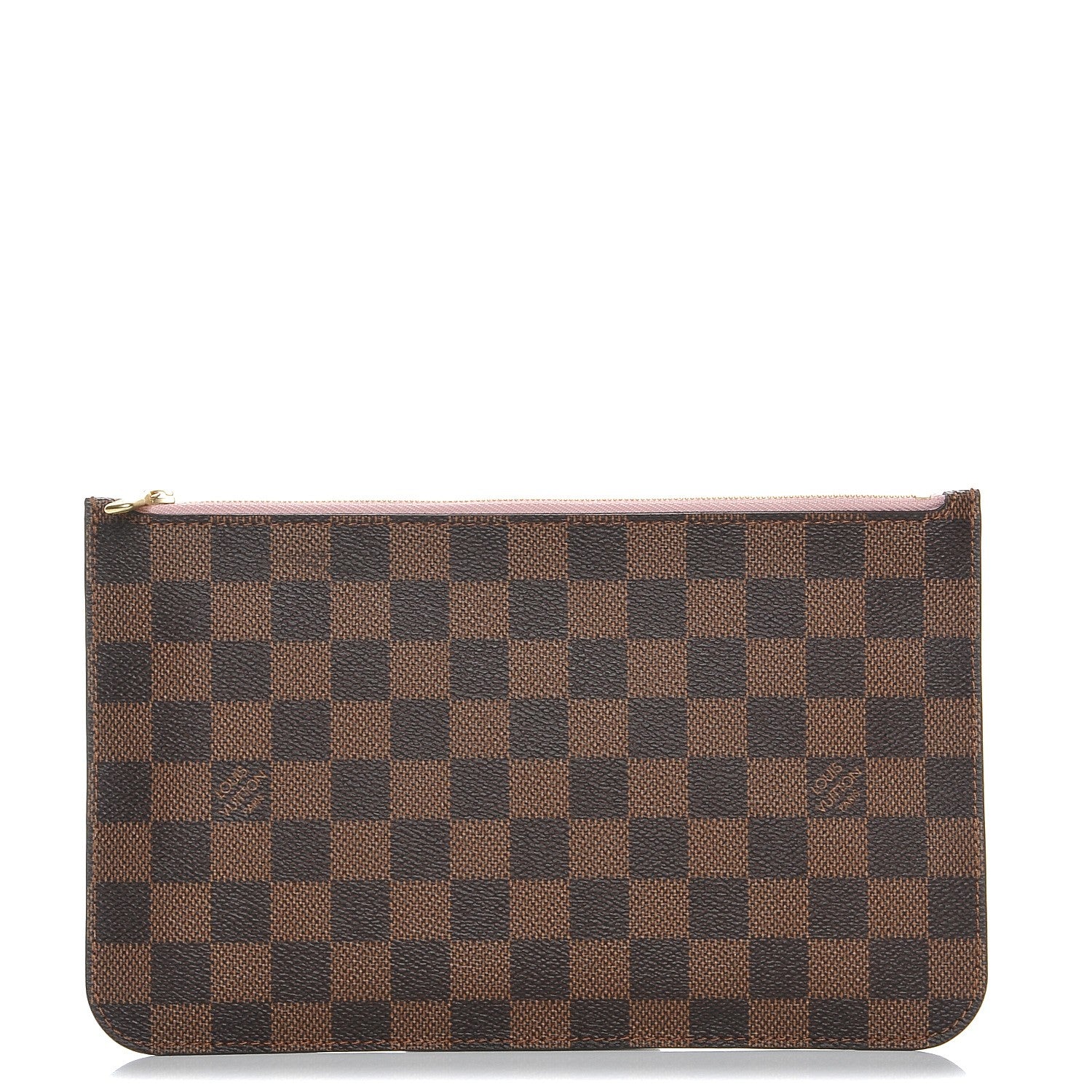 Louis Vuitton Damier Ebene Neverfull MM GM Pochette Rose Ballerine 1 of 7