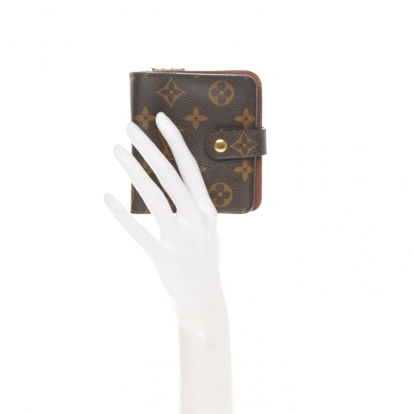 Monogram Compact Zippe Zipped Wallet