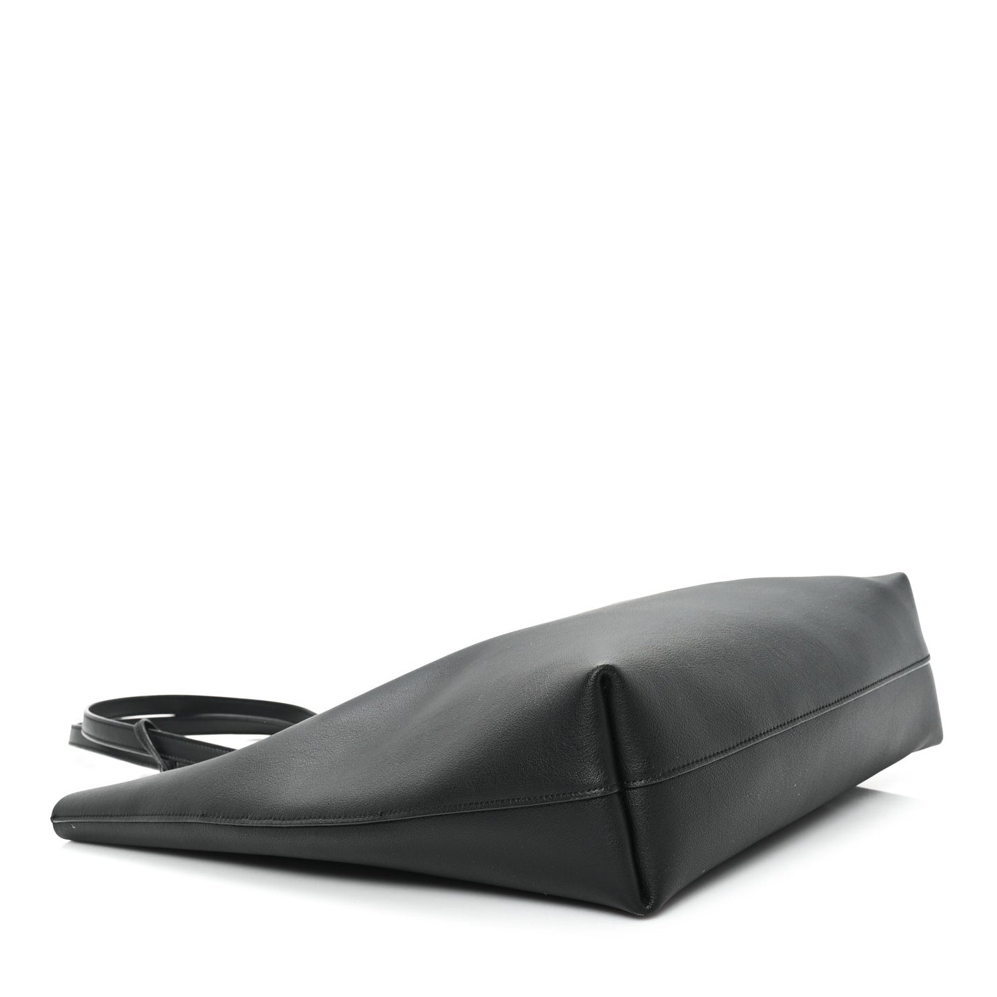 Calfskin North-South Shopping Tote Black