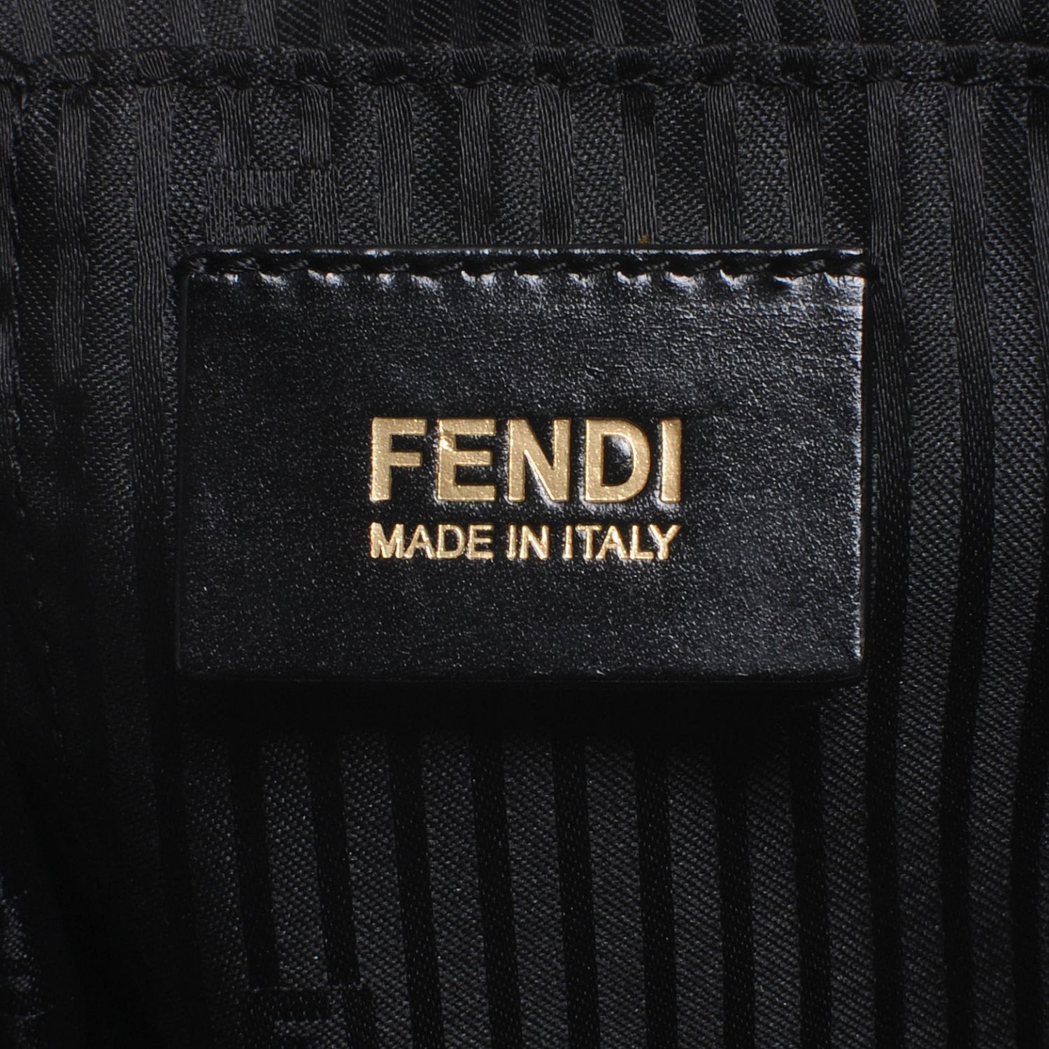 Fendi Patent Canvas Chameleon Tote Black 6 of 9