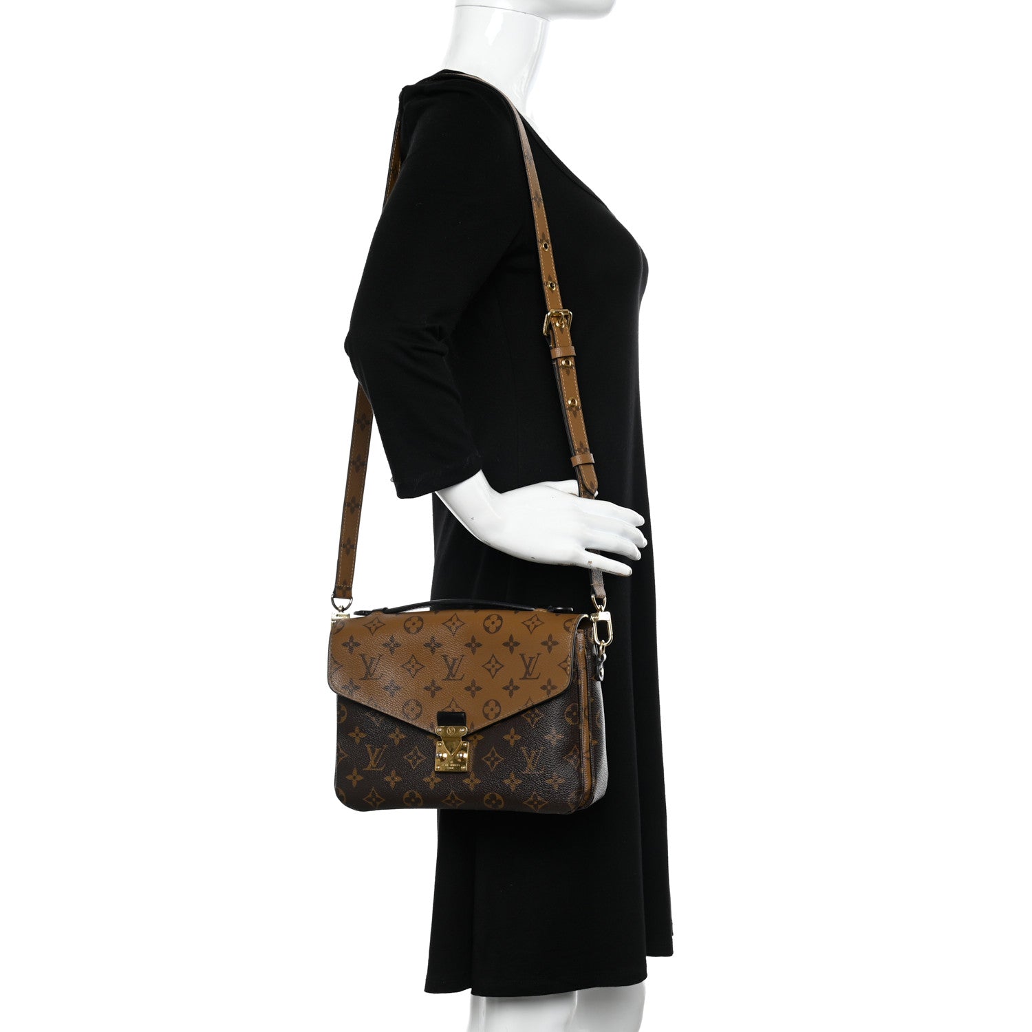 Louis Vuitton Reverse Monogram Pochette Metis 2 of 16