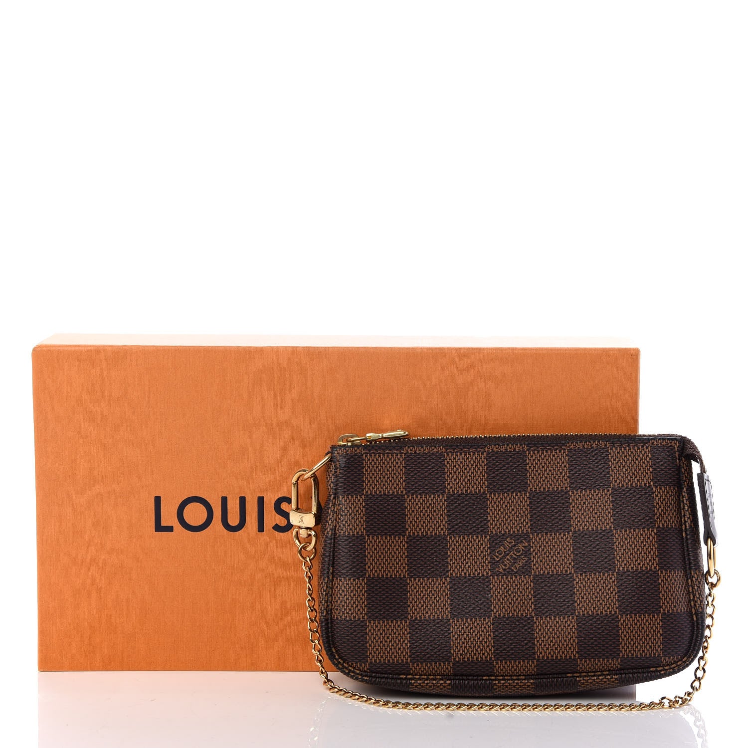 Louis Vuitton Damier Ebene Mini Pochette Accessories 7 of 7