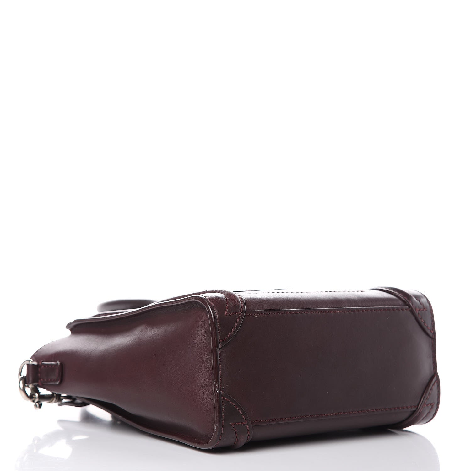 Celine Smooth Calfskin Nano Luggage Burgundy 5 of 32