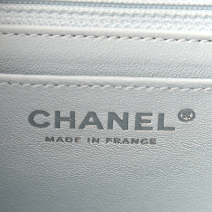 Chanel Aged Calfskin Chevron Quilted 2.55 Reissue Mini Flap Light Blue 6 of 9
