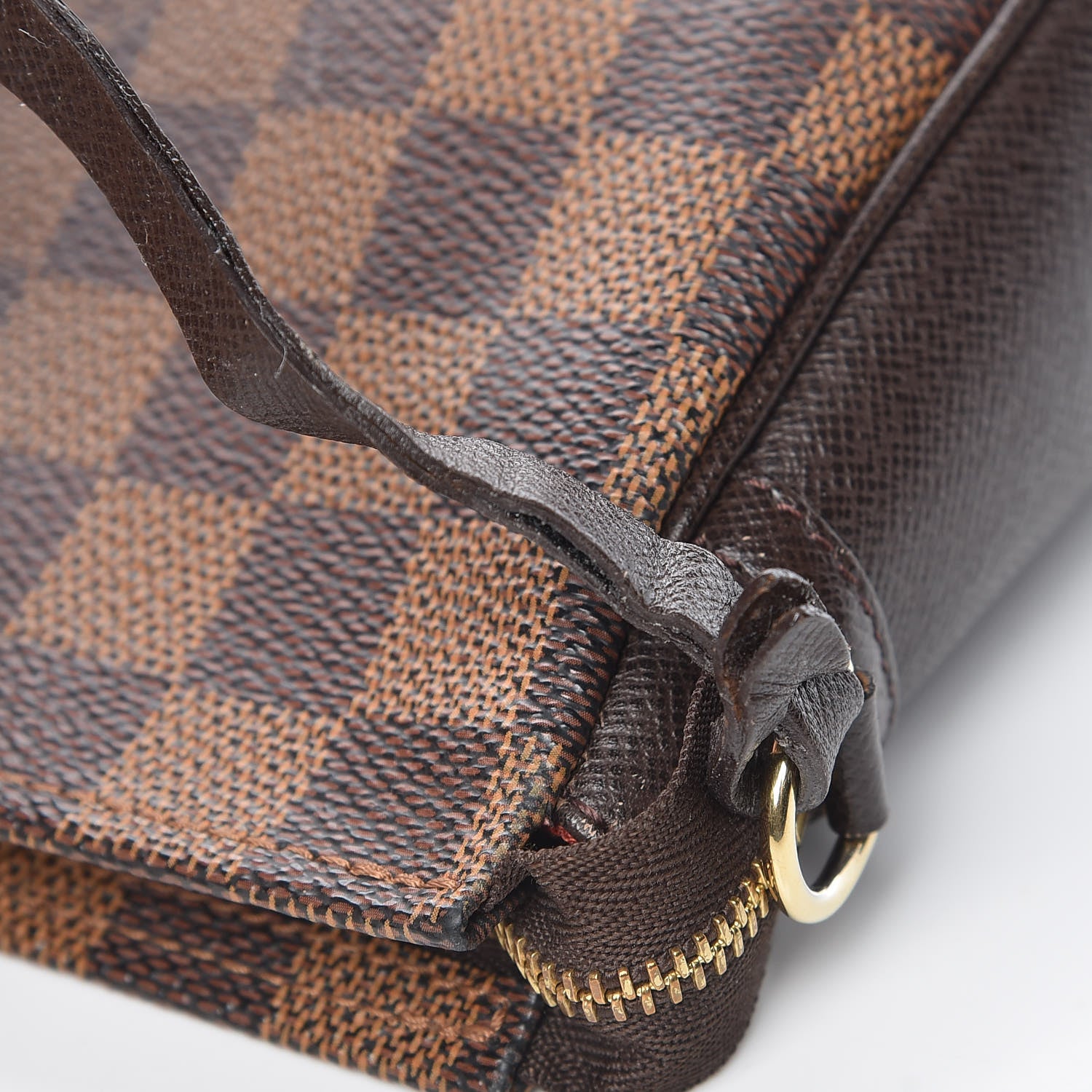 Louis Vuitton Damier Ebene Trousse Make Up Bag Pochette 12 of 17