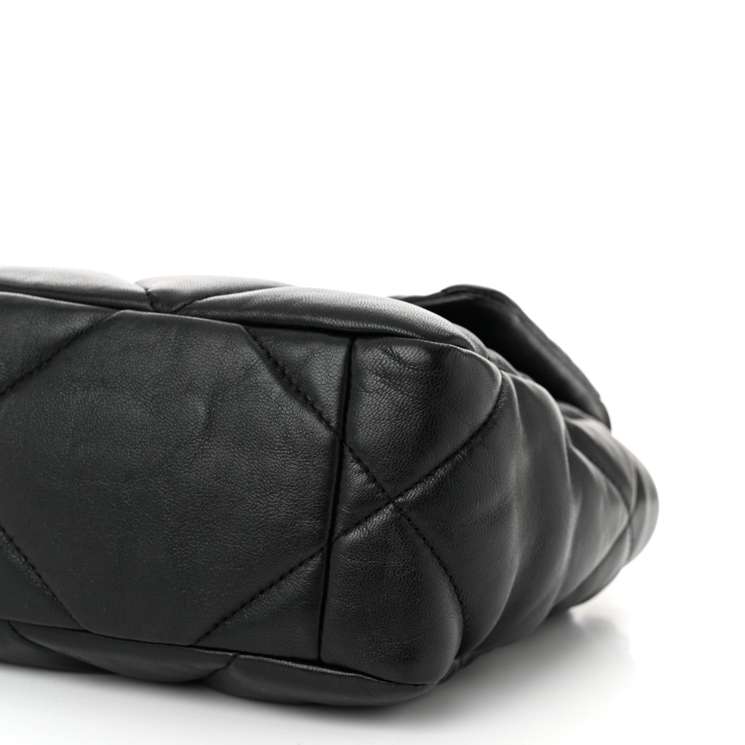 Chanel Lambskin Quilted Medium Chanel 19 Flap Black 10 of 10