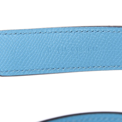 Hermes Epsom 25mm Tressage Shoulder Strap Bleu De Nord Rouge De Coeur Gold 5 of 5