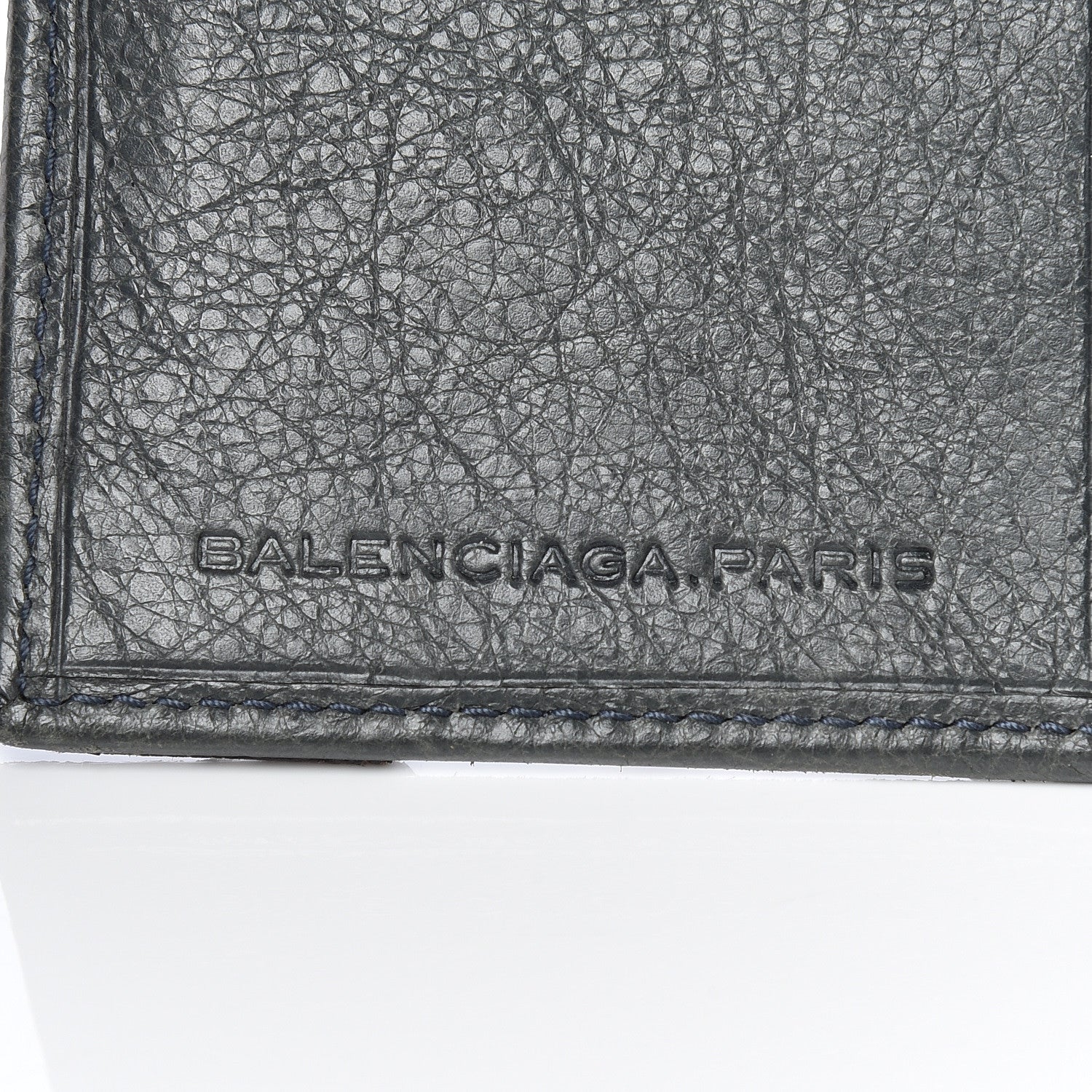 Balenciaga Agneau Classic Hardware Money Wallet Anthracite 6 of 15