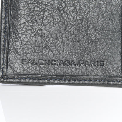 Balenciaga Agneau Classic Hardware Money Wallet Anthracite 6 of 15
