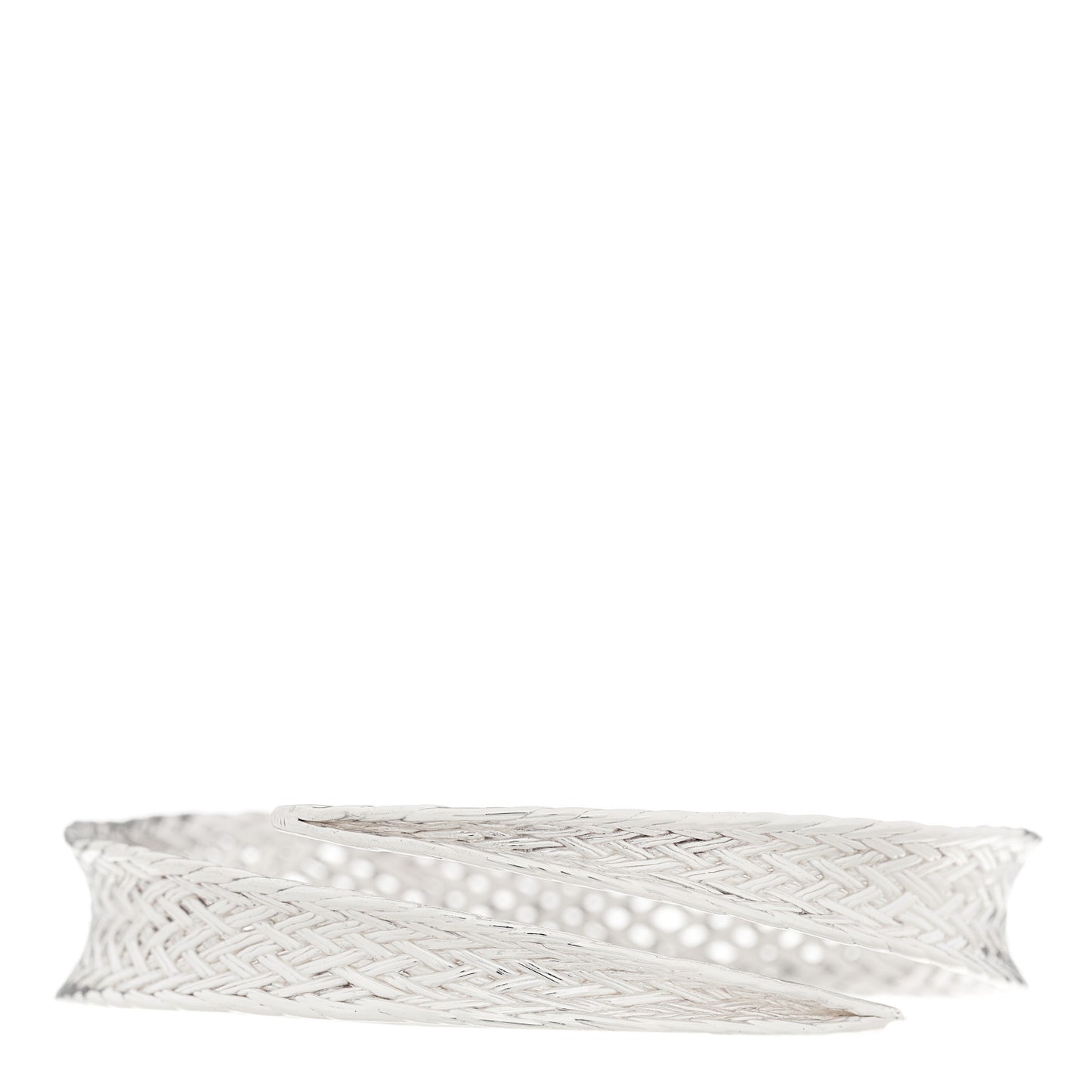 Sterling Silver Weave Bangle Bracelet