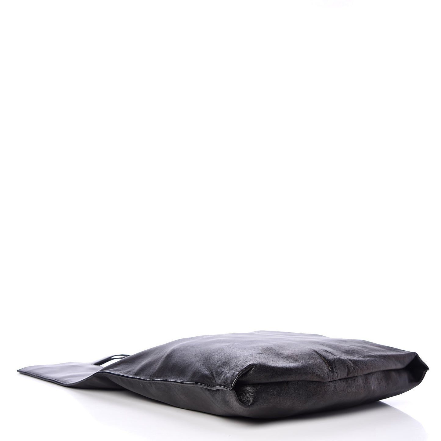 Ramskin Large Alix Padlock Zip Shoulder Bag Black