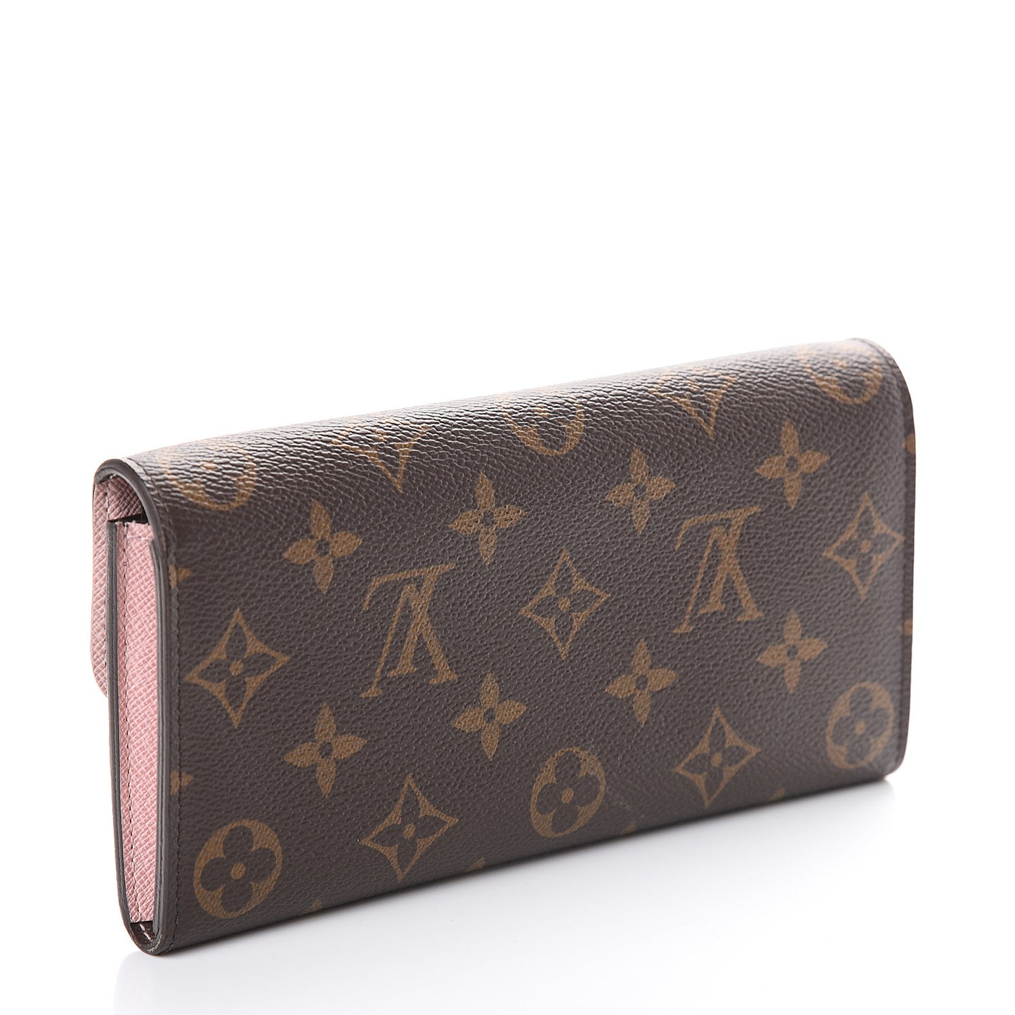 Monogram Emilie Wallet Rose Ballerine