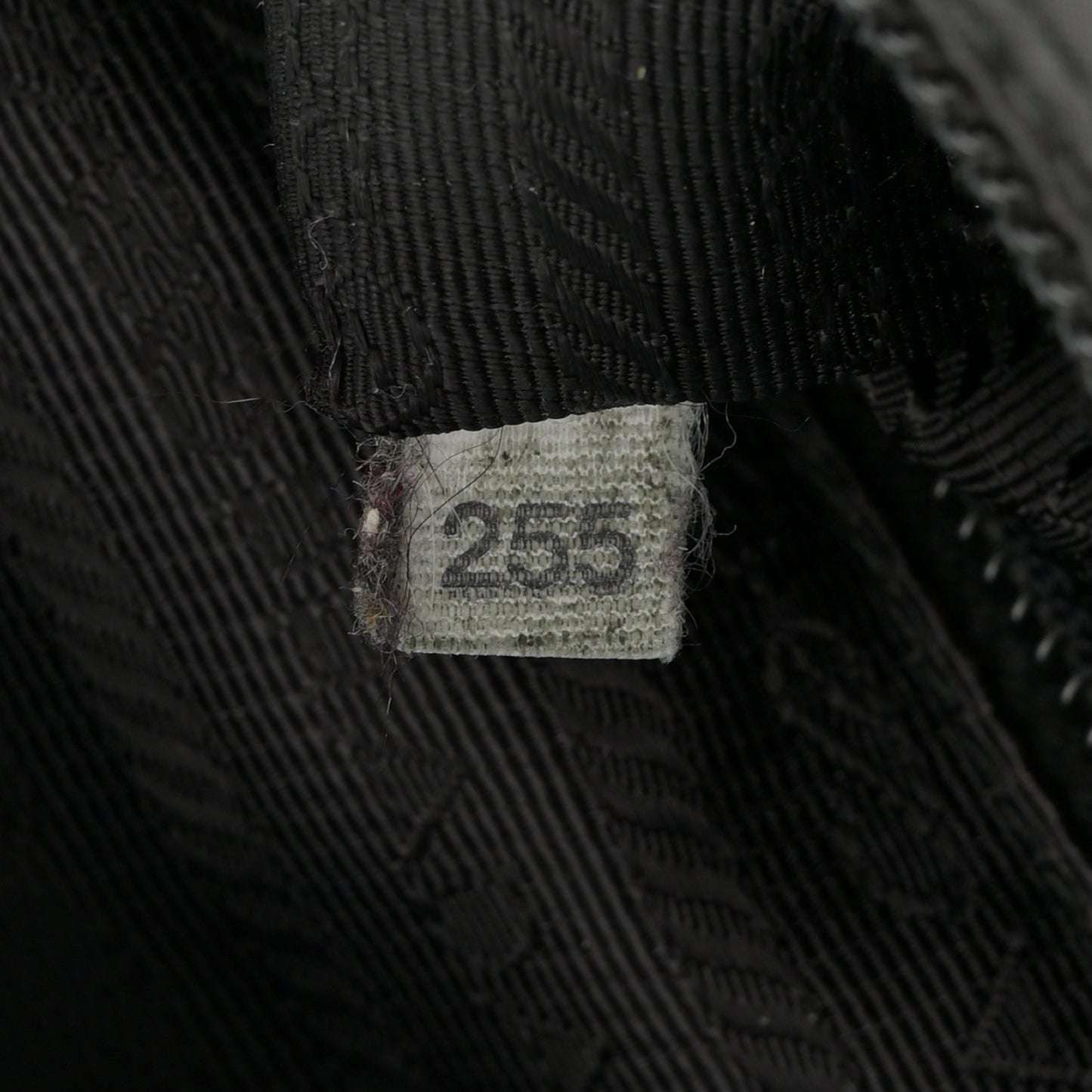 Re-Nylon Vela Saffiano Pocket Single Buckle Messenger Shoulder Bag Black