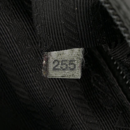 Prada Re-Nylon Vela Saffiano Pocket Single Buckle Messenger Shoulder Bag Black 8 of 13