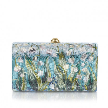 Judith Leiber Swarovski Crystal Garden Clutch 1 of 9