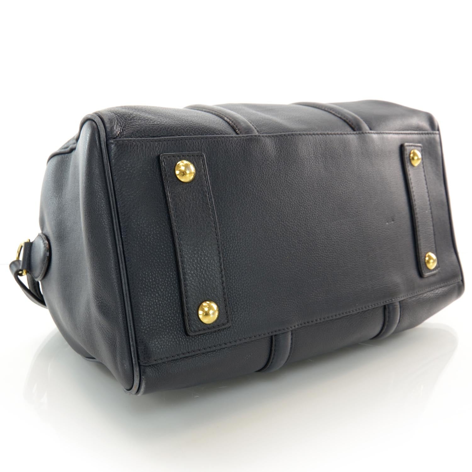 Louis Vuitton Calfskin SC Bag Cobalt 3 of 6