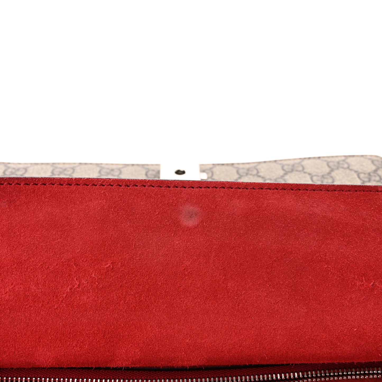 GG Supreme Monogram Small Dionysus Shoulder Bag Red
