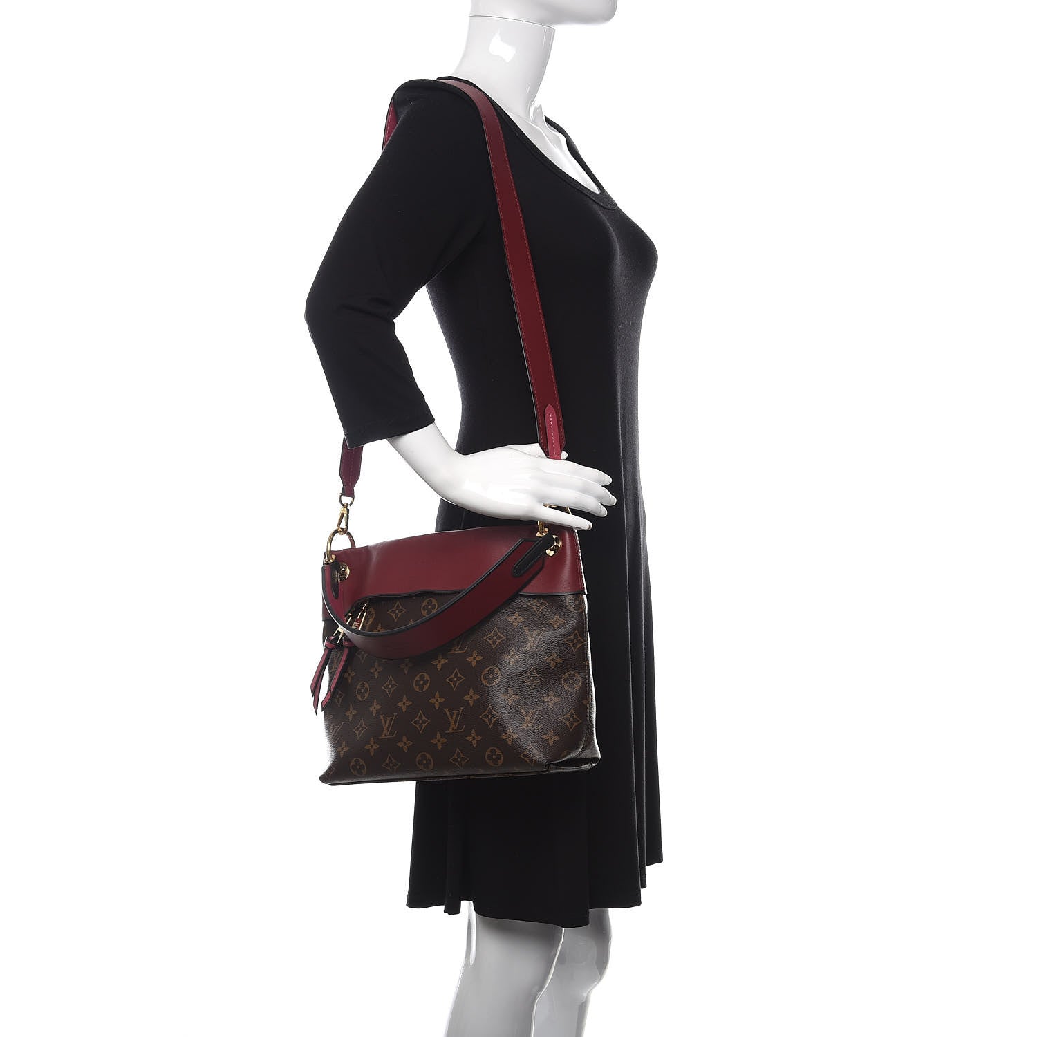 Louis Vuitton Monogram Tuileries Besace Rose Bruyere 2 of 12