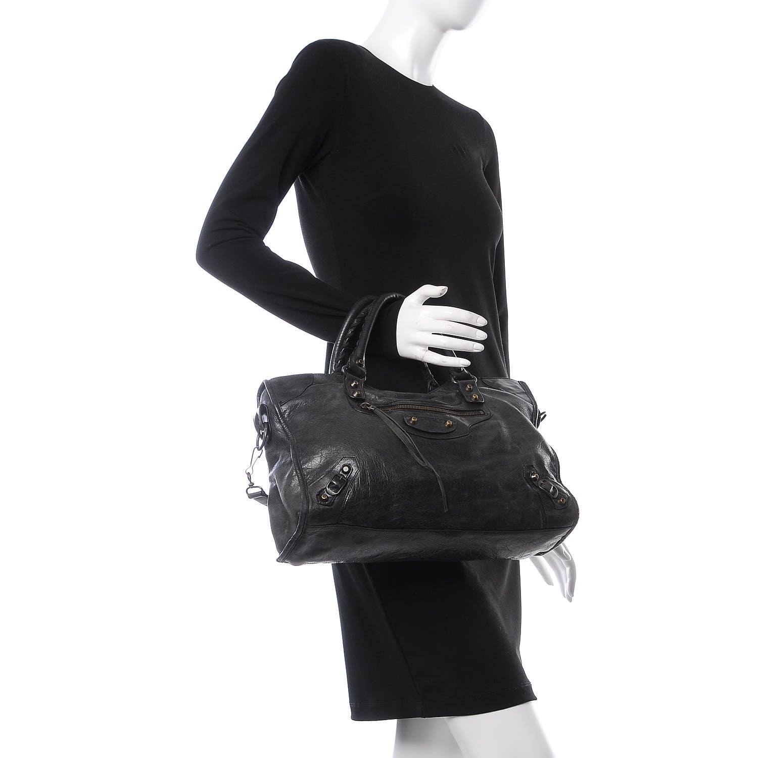 Balenciaga Agneau Classic Hardware City Black 3 of 15
