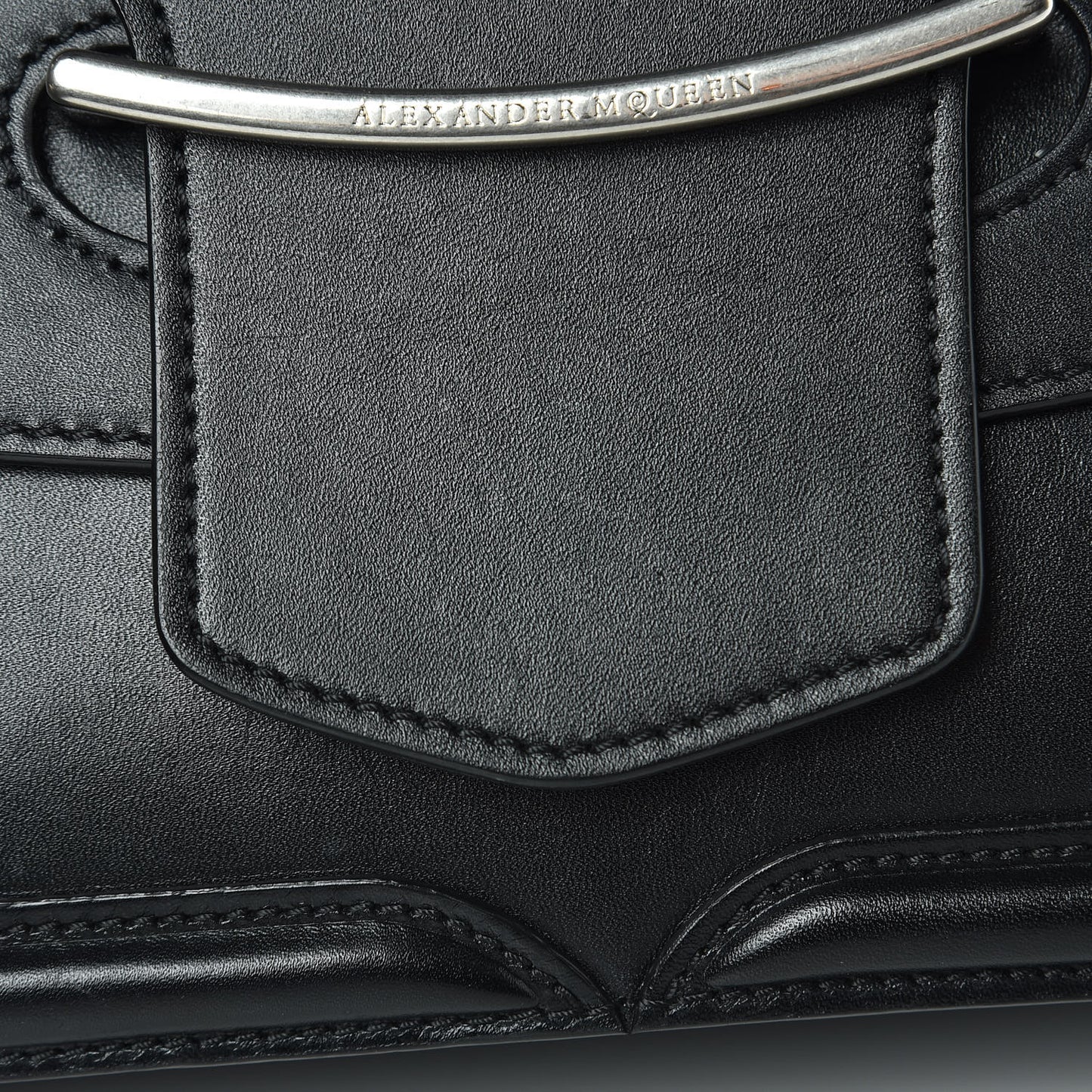 Calfskin Heroine Chain Satchel Black