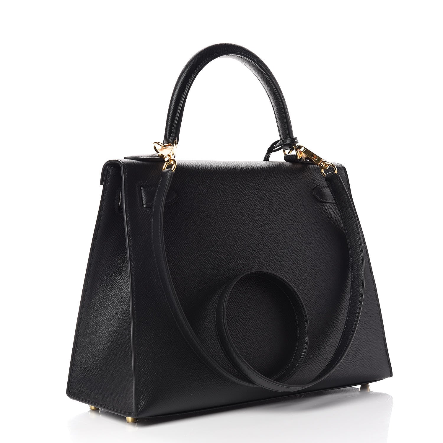 Hermes Epsom Kelly Sellier 28 Black 3 of 37