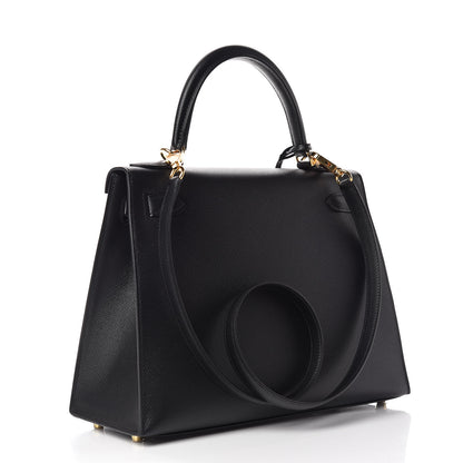 Hermes Epsom Kelly Sellier 28 Black 3 of 37
