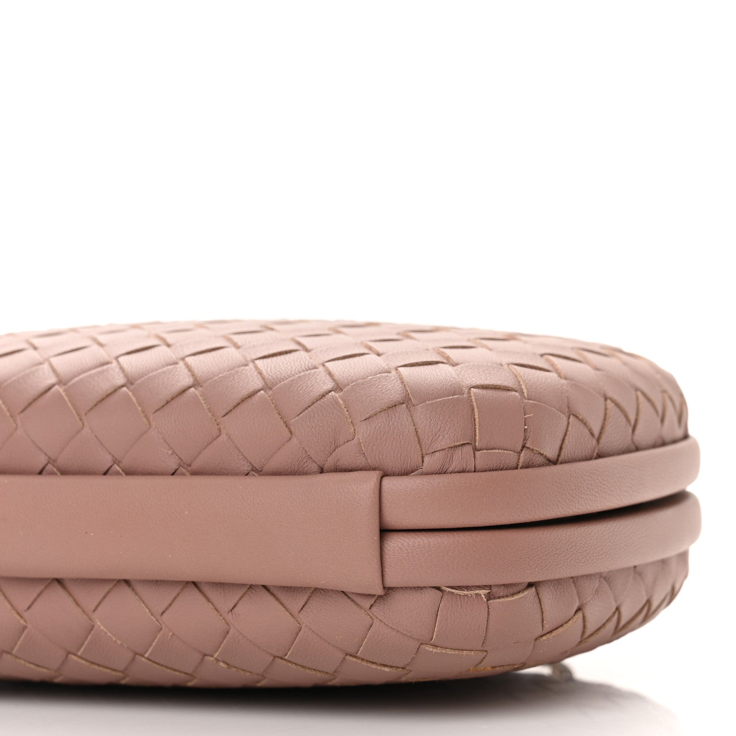 Bottega Veneta Nappa Intrecciato Chain Knot Clutch Watteau 9 of 9