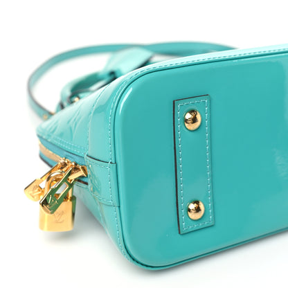 Louis Vuitton Vernis Alma BB Turquoise 8 of 9