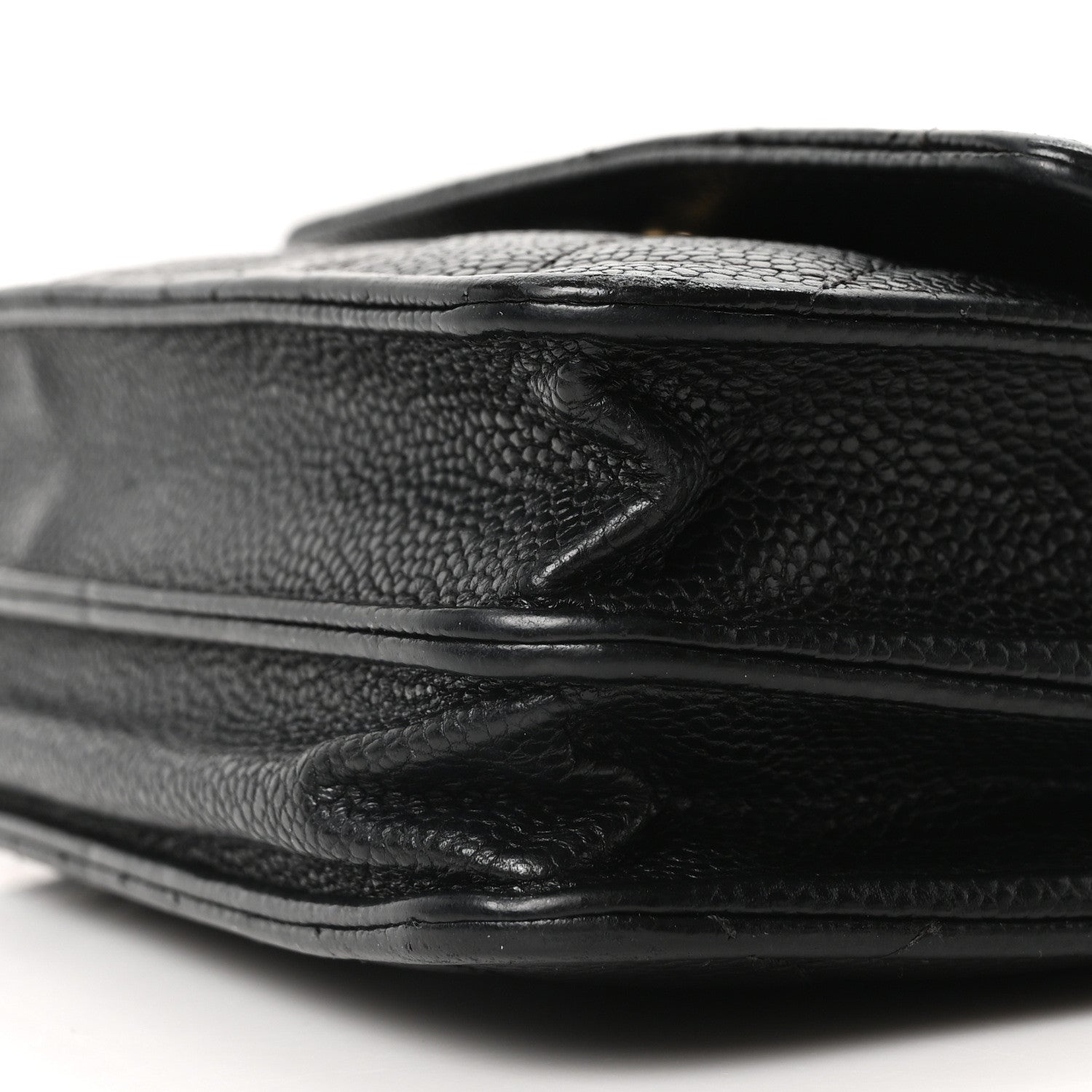 Chanel Caviar Quilted Square Wallet On Chain WOC Black 11 of 11