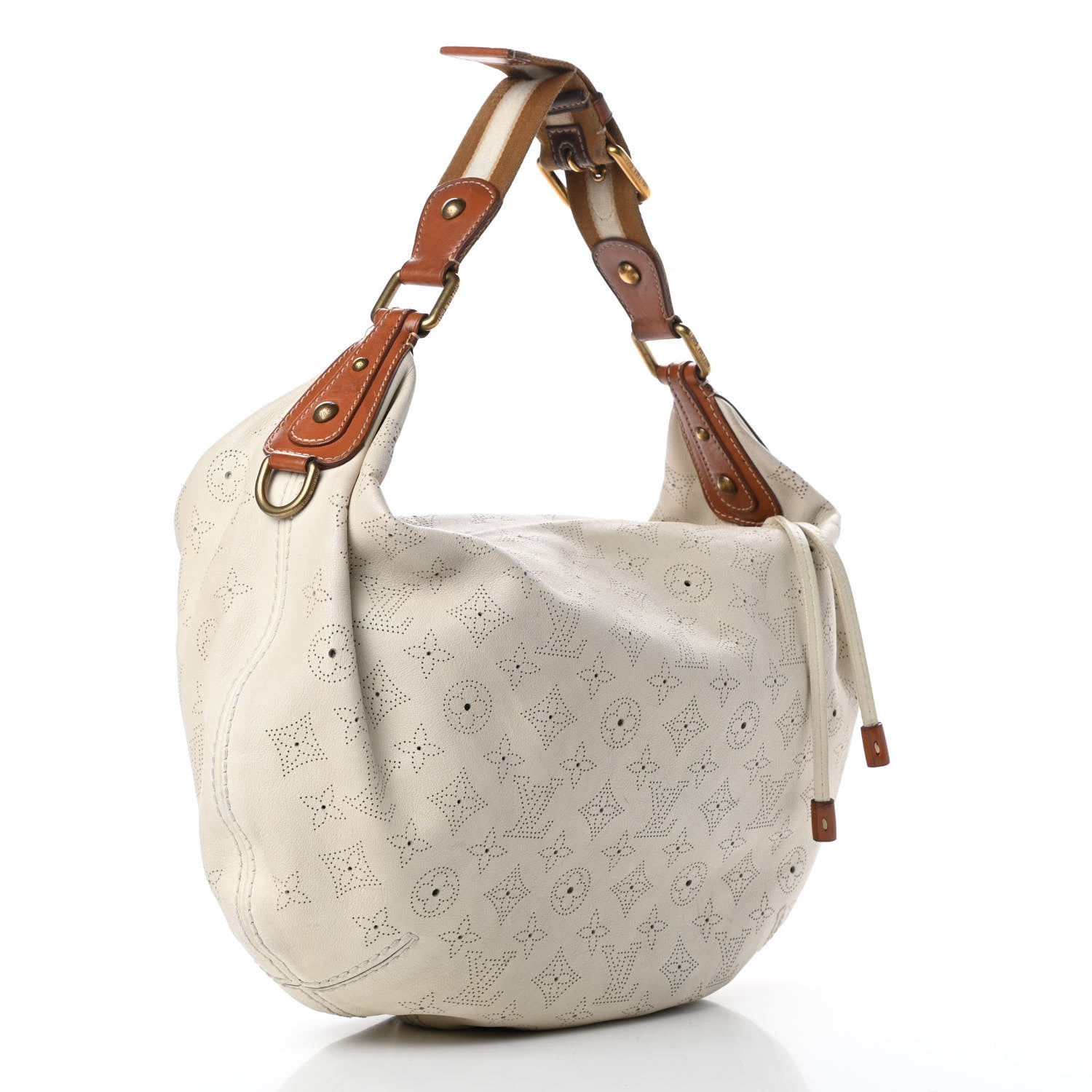 Louis Vuitton Mahina Onatah GM White 3 of 14