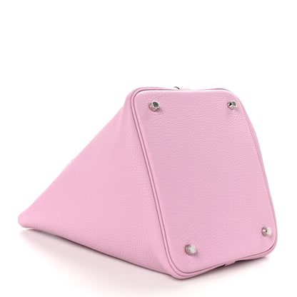 Hermes Taurillon Clemence Picotin Lock 22 MM Mauve Sylvestre 4 of 12