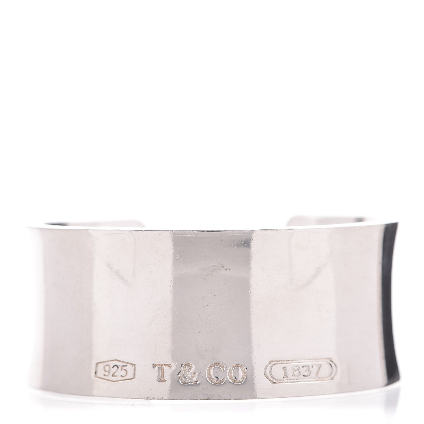 Sterling Silver Wide 1837 Cuff Bracelet