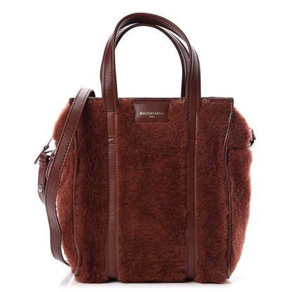 Balenciaga Shearling XS Bazar Shopper Tote 1 of 19