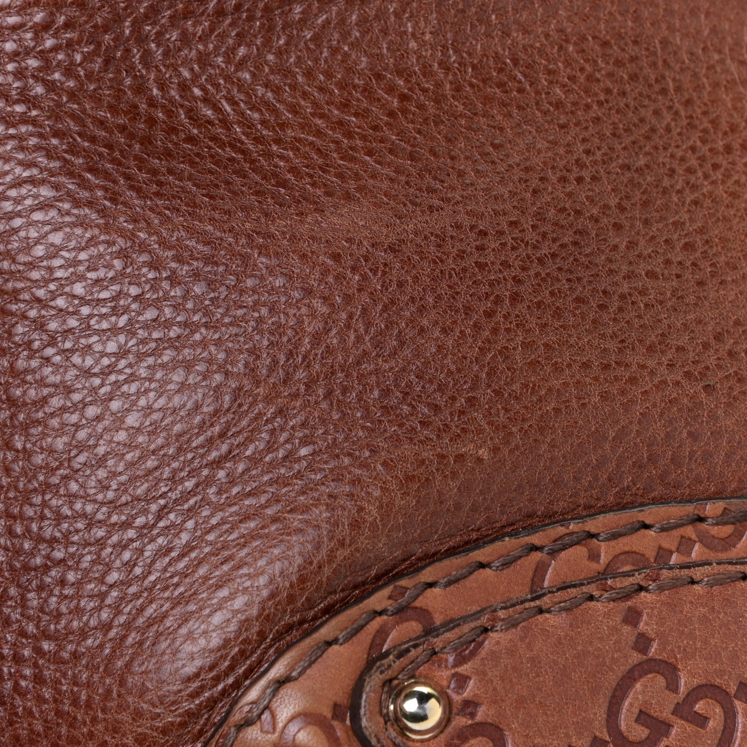 Gucci Calfskin Medium Indy Top Handle Bag Brown 10 of 10