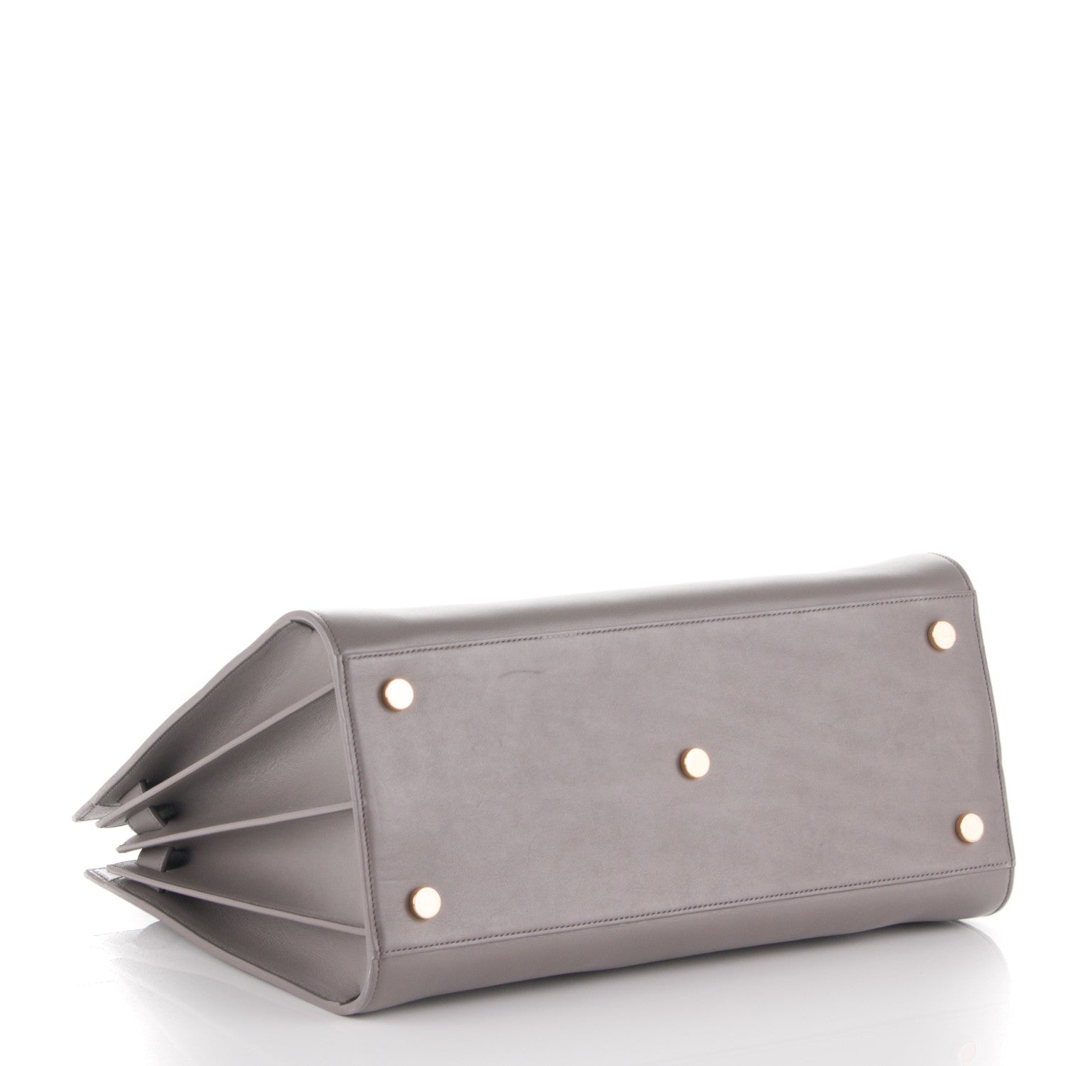 Saint Laurent Calfskin Large Sac De Jour Carryall Grey 4 of 7