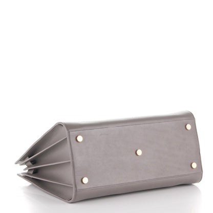 Saint Laurent Calfskin Large Sac De Jour Carryall Grey 4 of 7