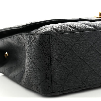 Chanel Caviar Maxi Single Flap Black 9 of 10