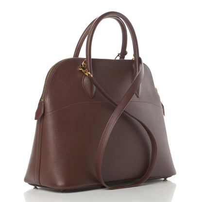 Hermes Courchevel Bolide 35 Chocolate 3 of 11