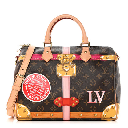 Louis Vuitton Monogram Summer Trunks Speedy Bandouliere 30 1 of 14