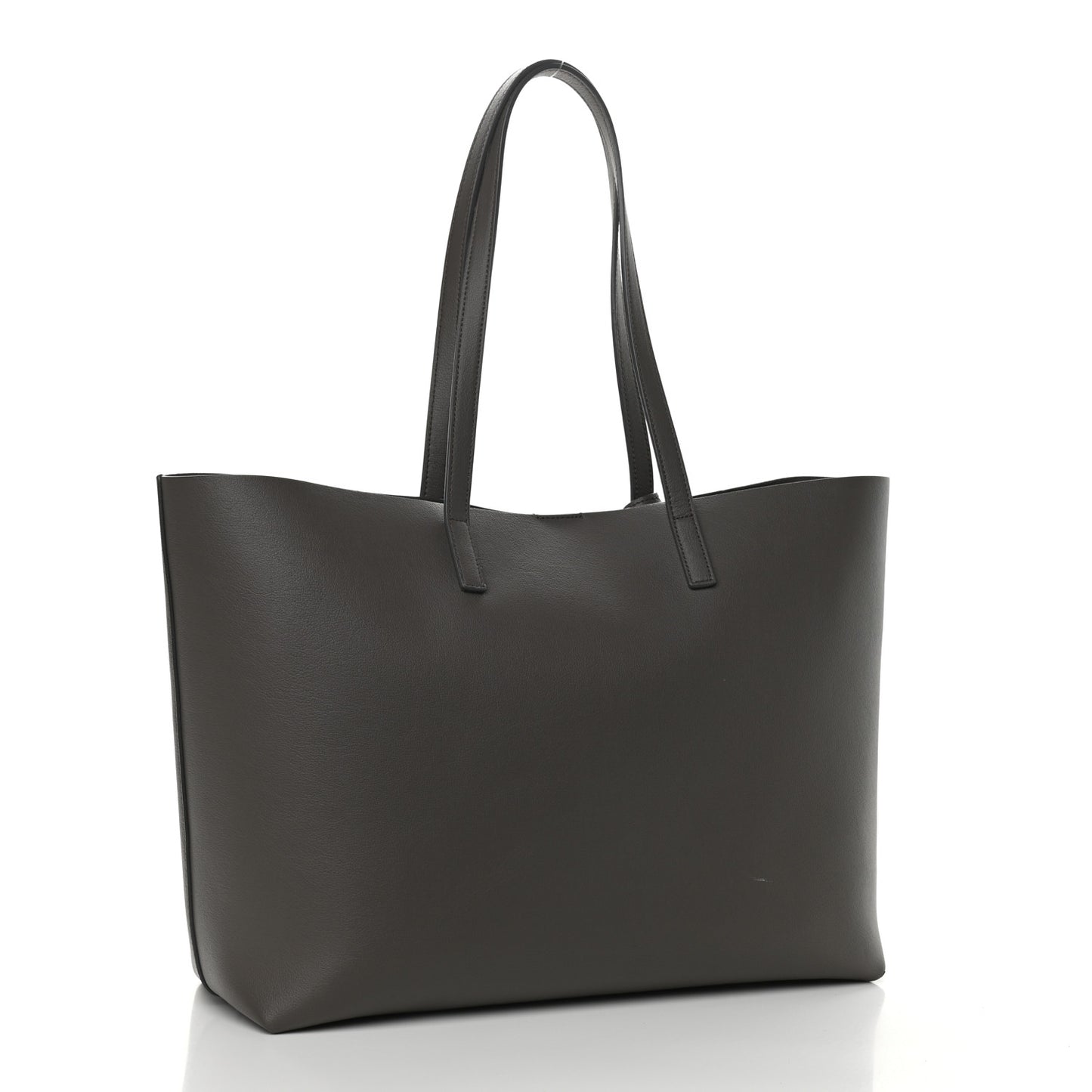 Calfskin Large Shopping Tote Pebble