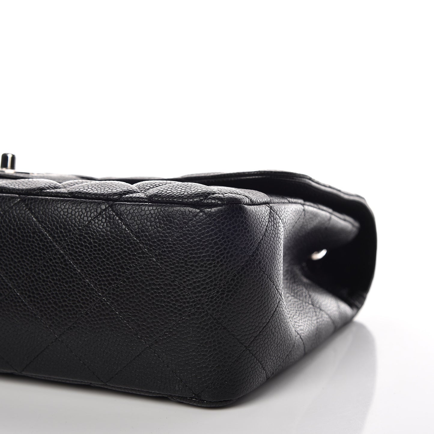 Caviar Quilted Jumbo Single Flap Black