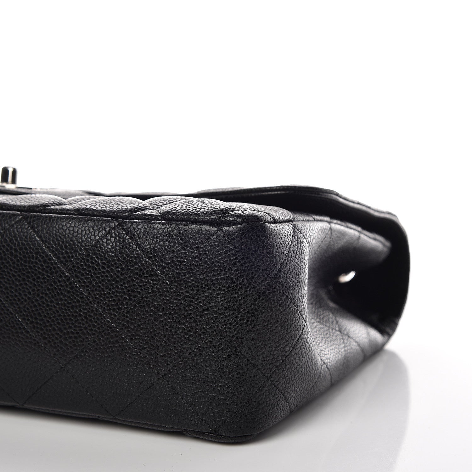 Chanel Caviar Quilted Jumbo Single Flap Black 6 of 10