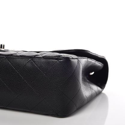 Chanel Caviar Quilted Jumbo Single Flap Black 6 of 10