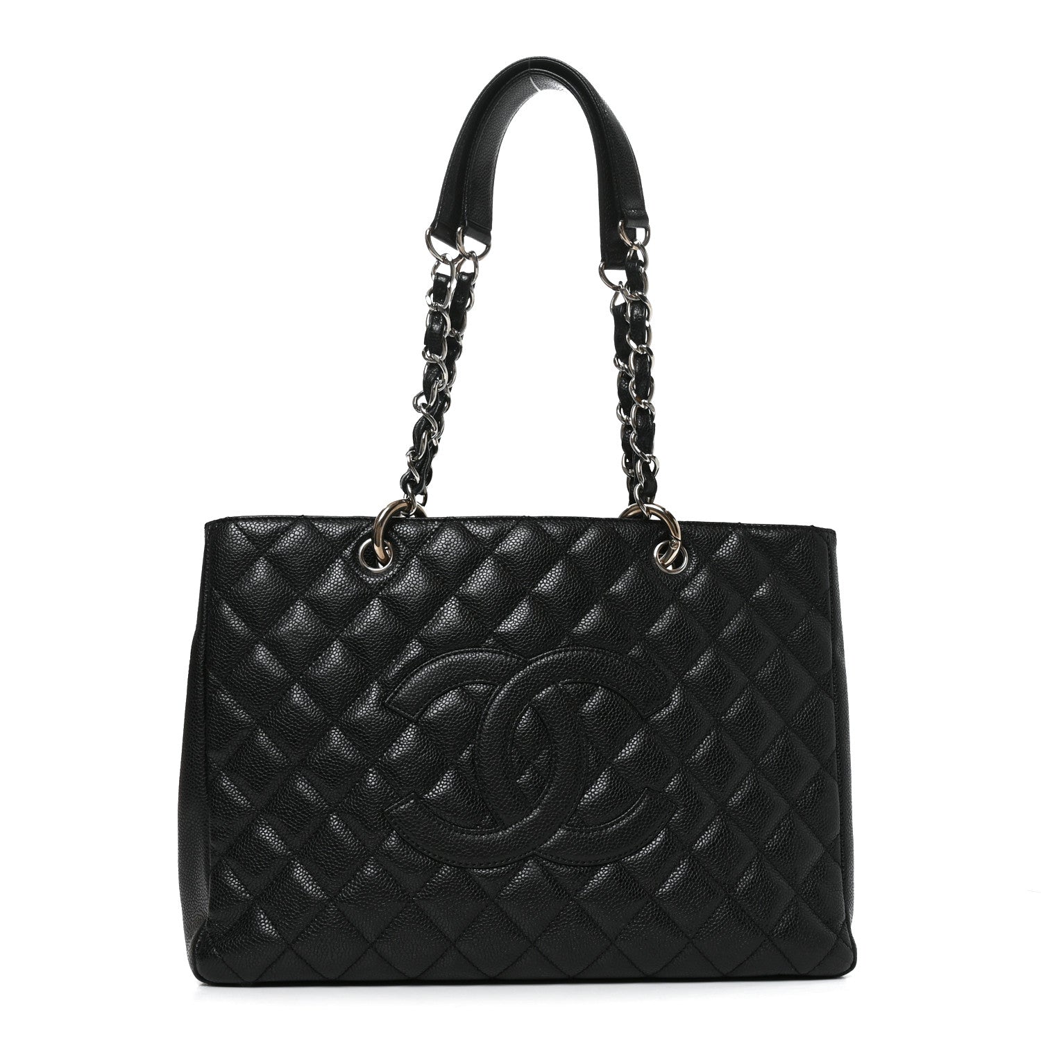 Chanel Caviar Quilted Grand Shopping Tote GST Black 1 of 11