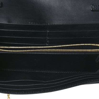Fendi Vitello Cruise F is Fendi Continental Envelope Wallet On Chain Black 5 of 9