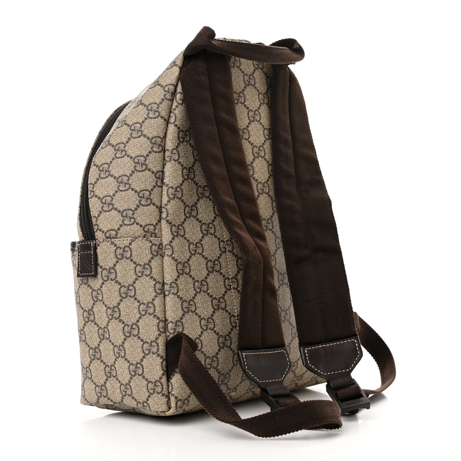 Gucci GG Supreme Monogram Margaux Calfskin Childrens Day Backpack Beige Ebony Cocoa Dark Chocolate 3 of 14