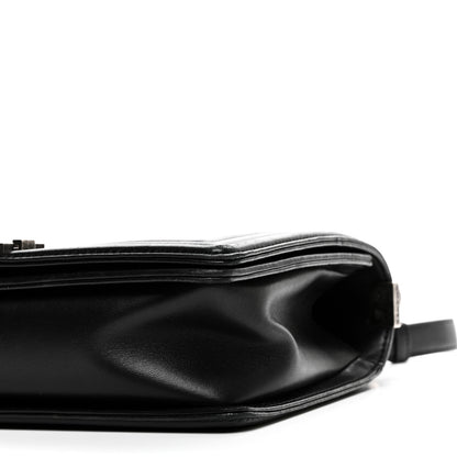 Chanel Lambskin Quilted New Medium Boy Flap Black 10 of 10