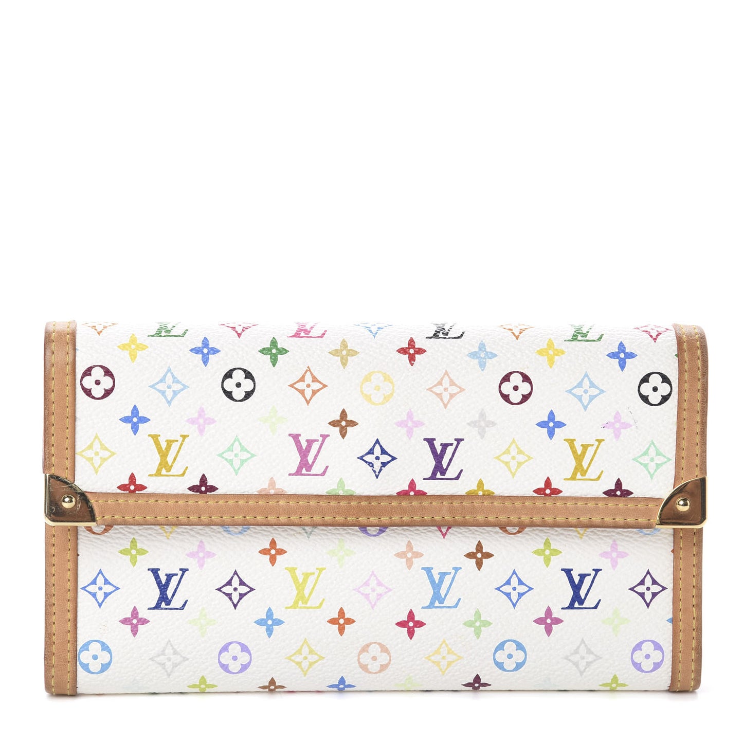Monogram Multicolor Porte Tresor International Wallet White